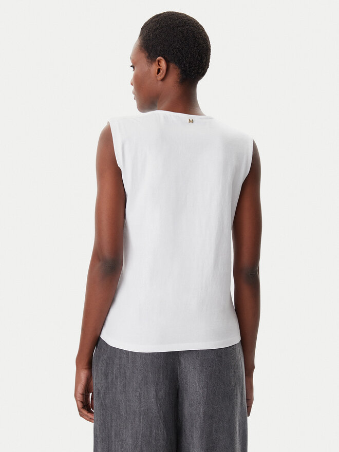 LOLA CASADEMUNT LOLA CASADEMUNT Top MS2515019 Weiß Regular Fit