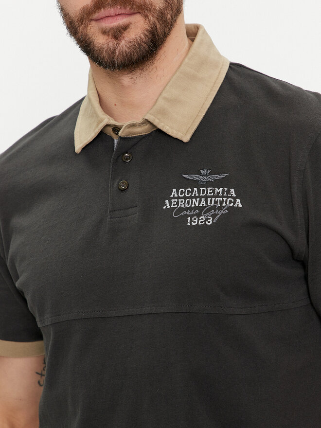 Aeronautica Militare Aeronautica Militare Poloshirt 241PO1756J584 Grau Regular Fit