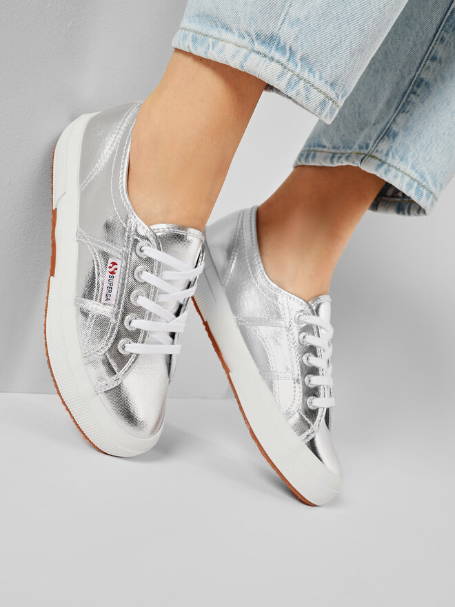 Superga 031 silver hot sale