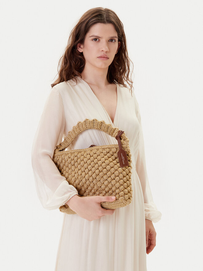 Gianni Chiarini Ročna torba Gianni Chiarini Bella BS 11576 TRCBBL Rjava