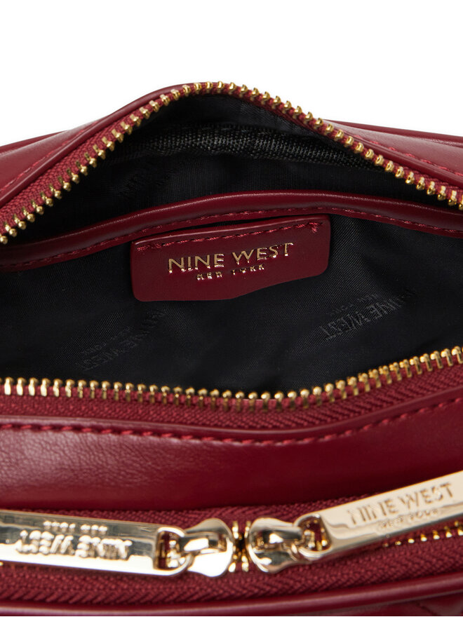 Nine West Handtasche Nine West CEO-Greenwich-Glam-LX7669 Dunkelrot