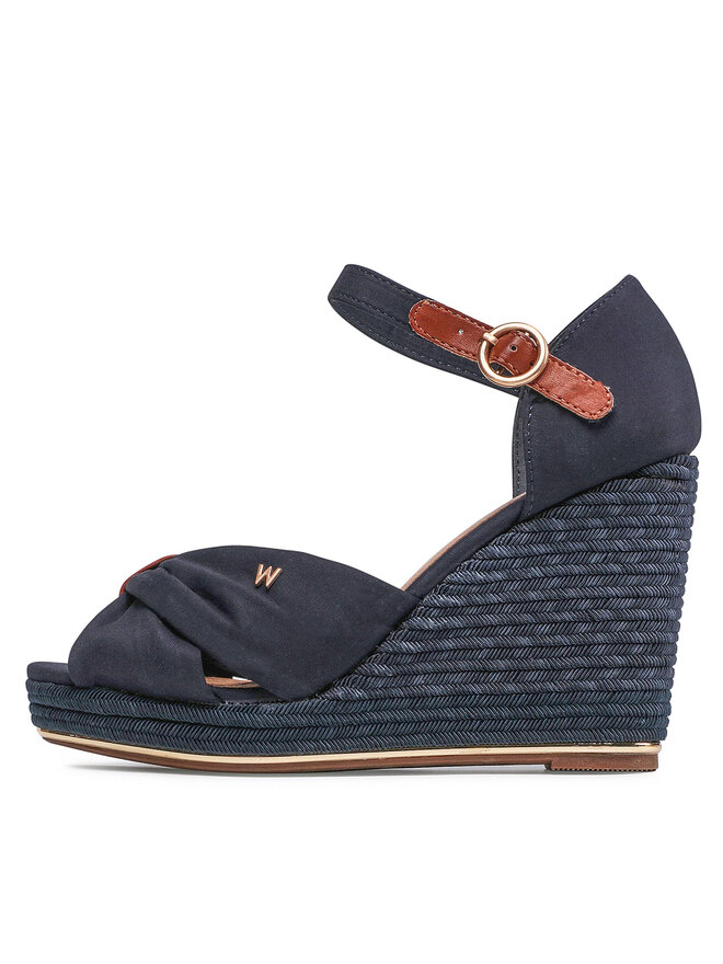 Wrangler Espadryle Wrangler Raval Cross WL21681A Granatowy