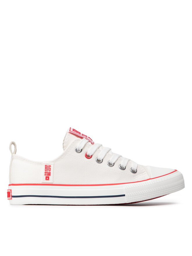 Big Star Shoes Plátenky Big Star Shoes JJ274123 Biela