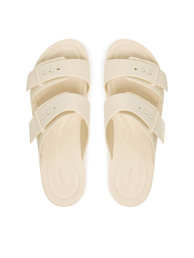 Crocs Чехли Crocs Brooklyn Buckle Low Low 211215 Екрю