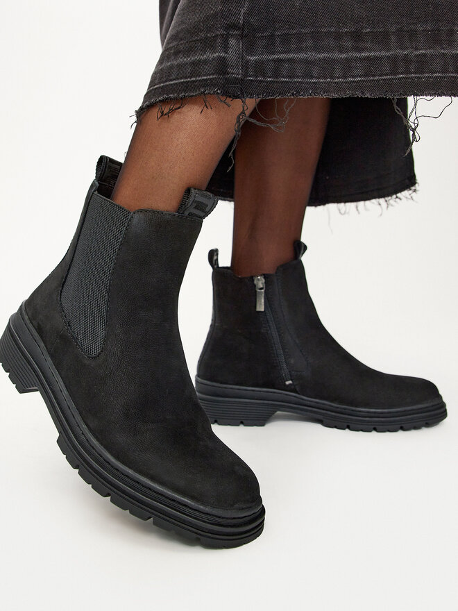 Tamaris Botine Tamaris 1-25436-41 Negru