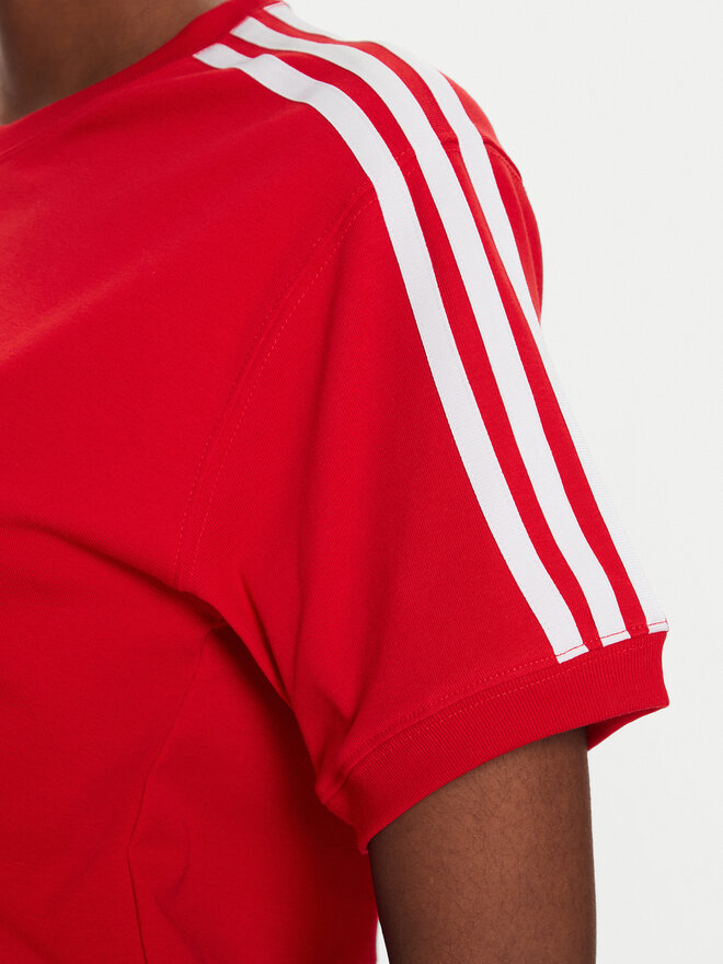 adidas adidas Póló 3-Stripes IR8050 Piros Regular Fit