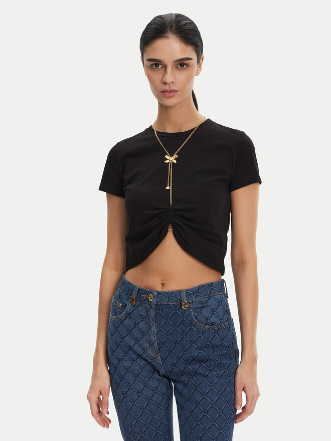 Elisabetta Franchi Elisabetta Franchi T-Shirt MA-006-51E2 Schwarz Regular Fit