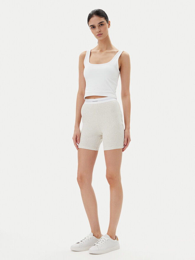 Calvin Klein Underwear Calvin Klein Underwear Pyjamashorts 000QS7216E Beige Slim Fit
