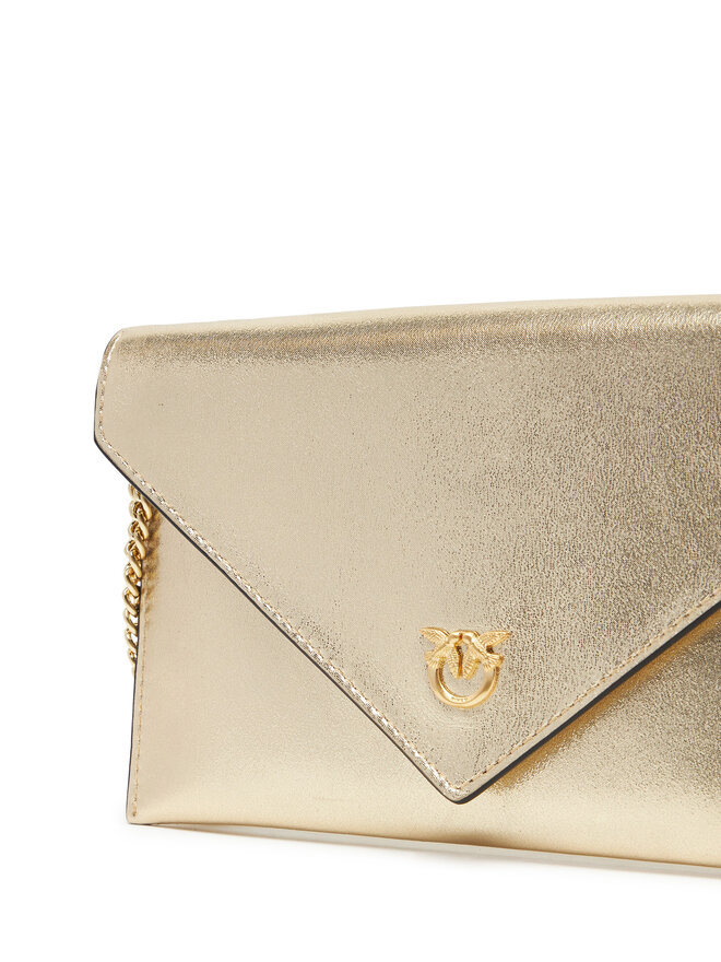 PINKO Сумка PINKO Flat Purse Mini AI 25-26 PCPL 105347 A2O9 Золотий