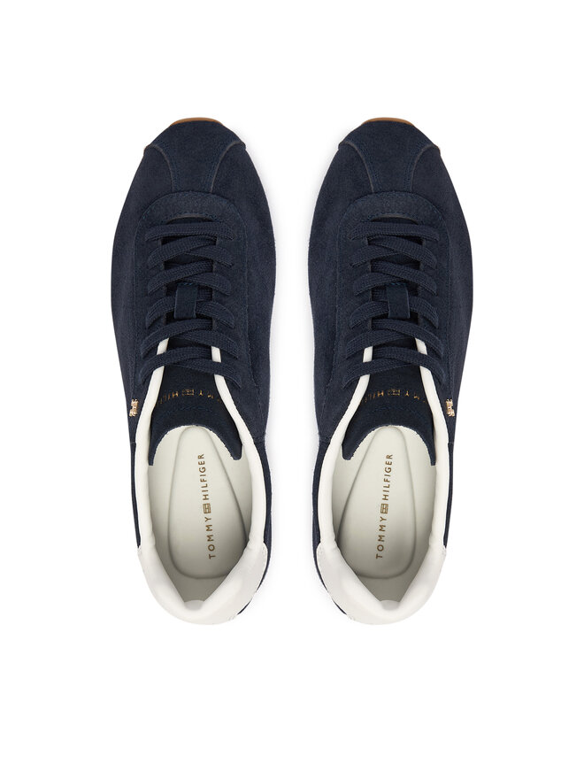 Tommy Hilfiger Sneakers Tommy Hilfiger Th Bella Low Runner Suede FW0FW09189 Dunkelblau