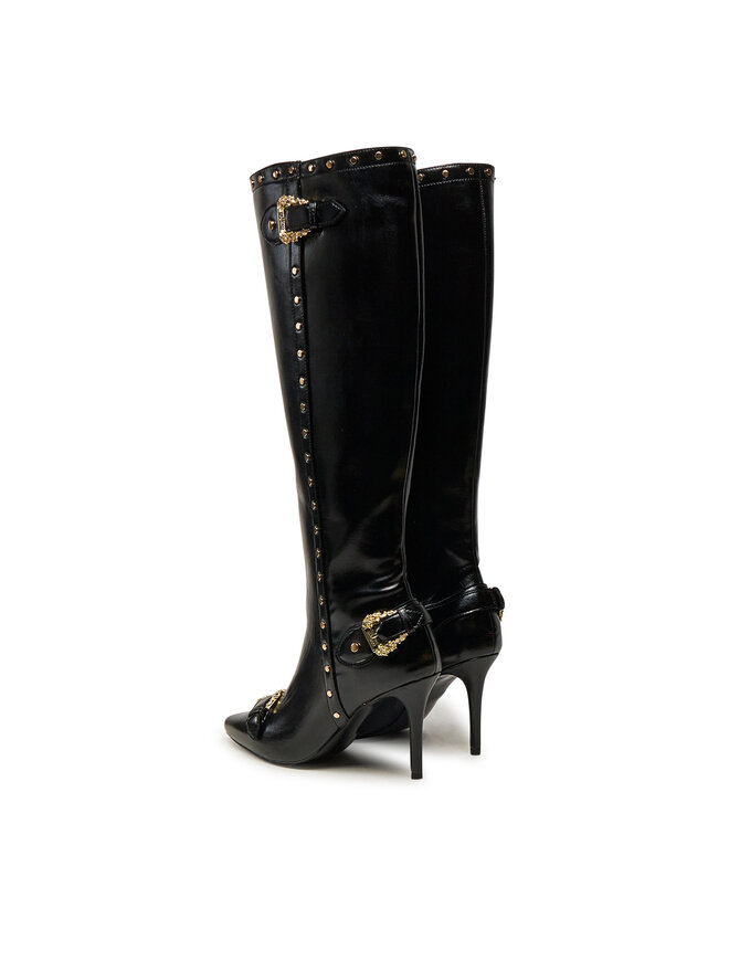 Versace Jeans Couture Kozačky Versace Jeans Couture Scarlett 77VA3S58 Černá