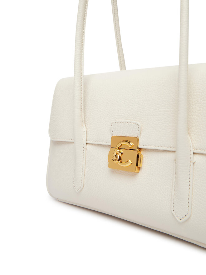 Coccinelle Handtasche Coccinelle U4K Coccinelle C-Me Lock E1 U4K 12 03 01 Écru