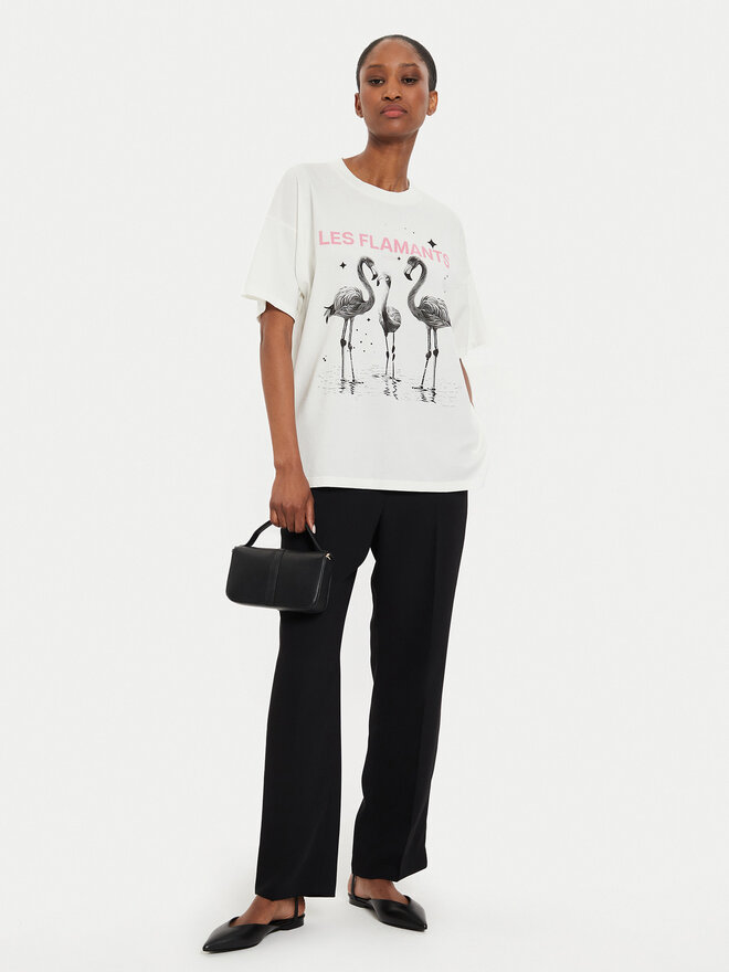 ViCOLO ViCOLO T-shirt RB0911 Écru Regular Fit