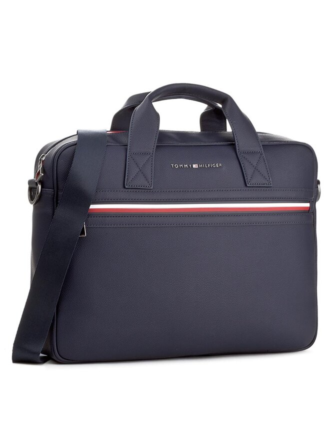 Tommy Hilfiger Laptoptasche Tommy Hilfiger Essential Computer Bag II AM0AM02696 Dunkelblau