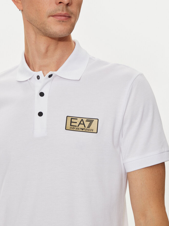 EA7 Emporio Armani EA7 Emporio Armani Poloshirt 3DPF02 PJ5AZ 1100 Weiß Regular Fit