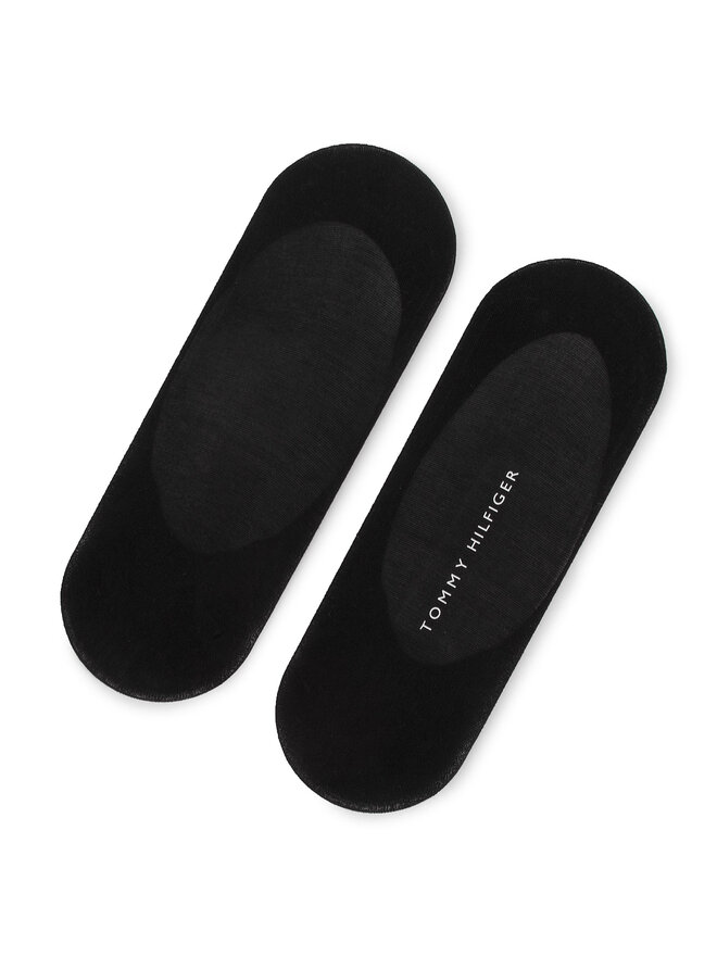 Tommy Hilfiger Sada 2 párů dámských ponožek Tommy Hilfiger 353006001 Černá