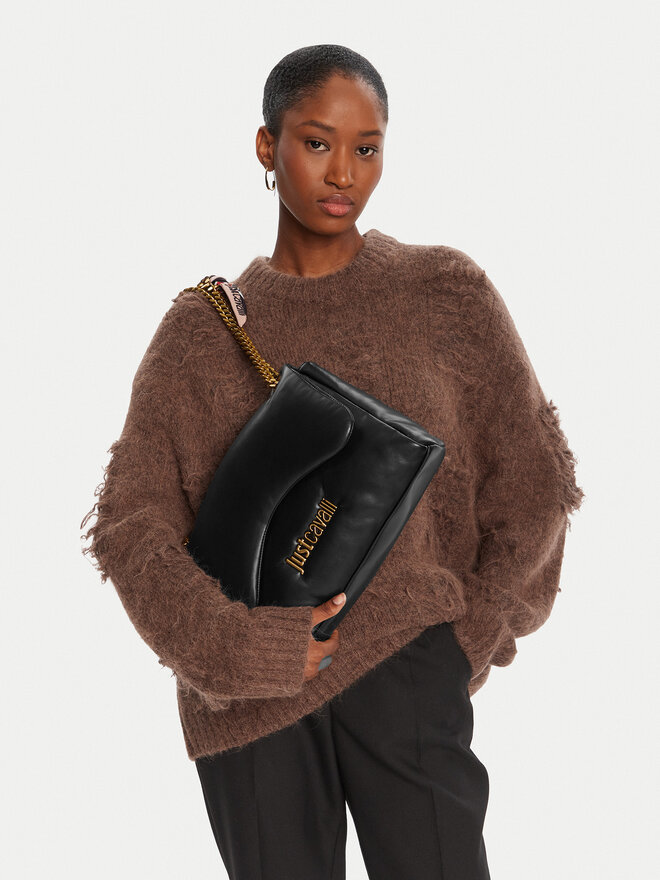 Torebka Just Cavalli 79RA4BD3 ZS748 Czarny | eobuwie.com.pl