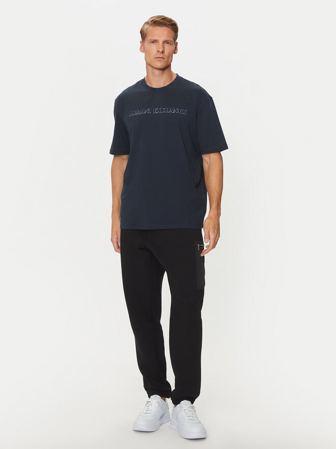 Armani Exchange Armani Exchange T-Shirt 6DZTBD ZJ3VZ 1510 Σκούρο μπλε Regular Fit