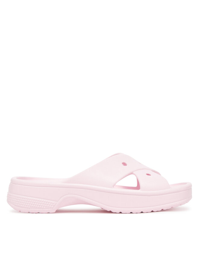 Crocs Şlapi Crocs Cross Strap 210840 Roz