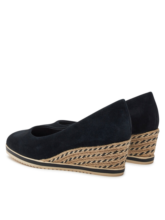 Tamaris Espadryle Tamaris 1-22303-42 Granatowy