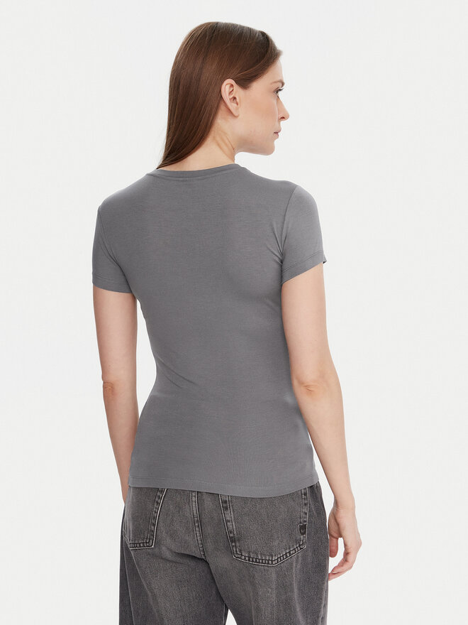 Gina Tricot Gina Tricot Póló 21287 Szürke Slim Fit