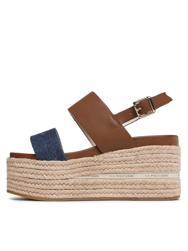 U.S. Polo Assn. Espadrile U.S. Polo Assn. Loren LOREN007 Smeđa