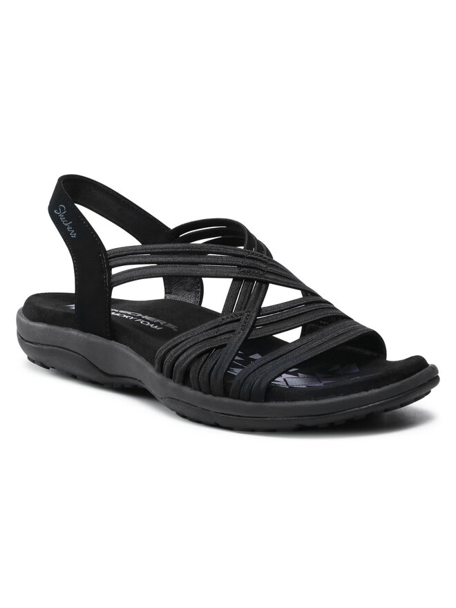 Skechers Σανδάλια Skechers Simply Stretch 163023/BLK Μαύρο