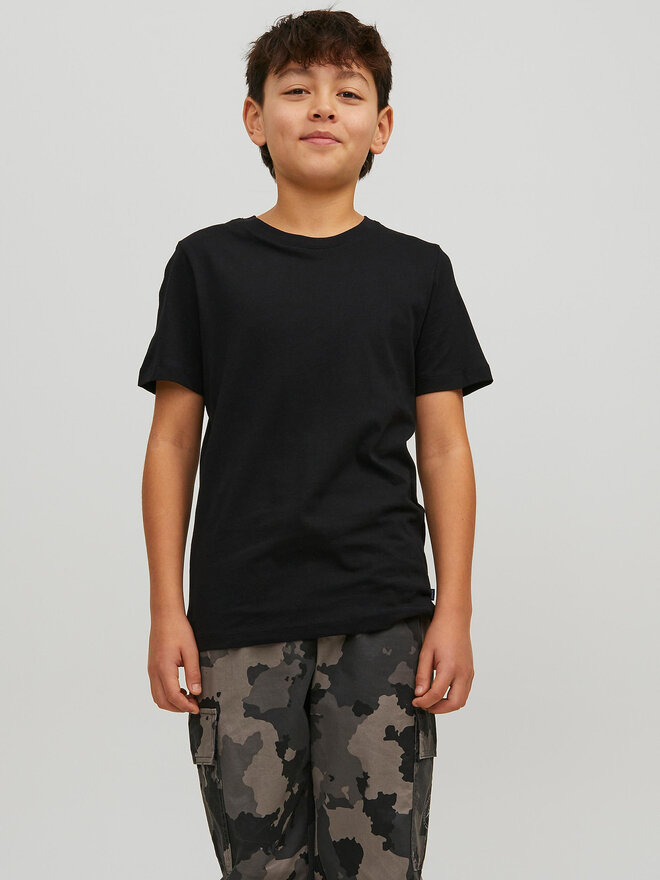 Jack&Jones Junior Jack&Jones Junior Majica Basic Tee Črna Regular Fit