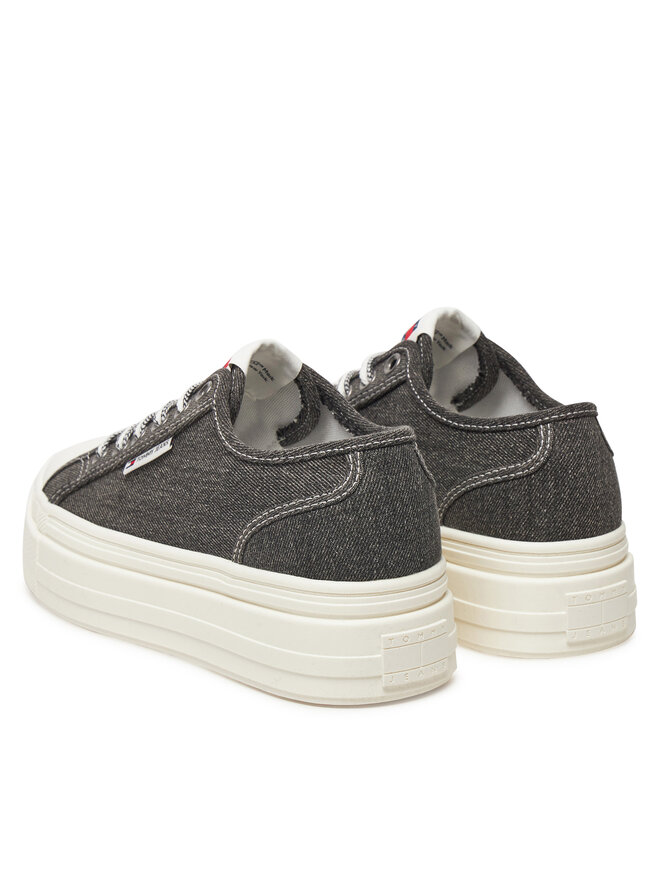 Tommy Jeans Sneakersy Tommy Jeans Tjw Foxing Flatform Lc EN0EN02736 Czarny