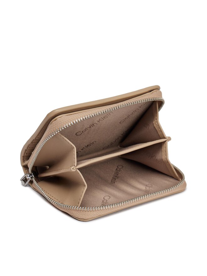 Kleine Damen Geldbörse Calvin Klein Ck Must Z/A Wallet W/Flap Md 