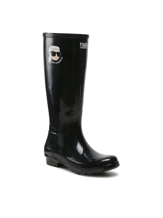KARL LAGERFELD Gumicsizma KARL LAGERFELD KL47090N Fekete