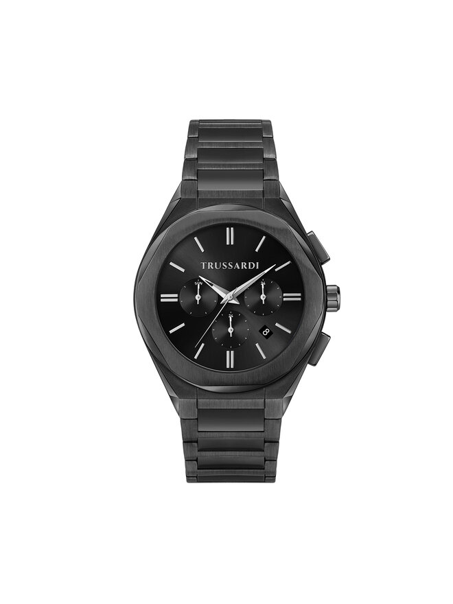Trussardi Zegarek Trussardi R2453156002 Czarny