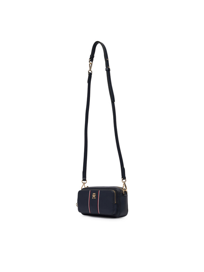 Tommy Hilfiger Handtasche Tommy Hilfiger Th Daily Camera Bag Corp AW0AW18640 Dunkelblau