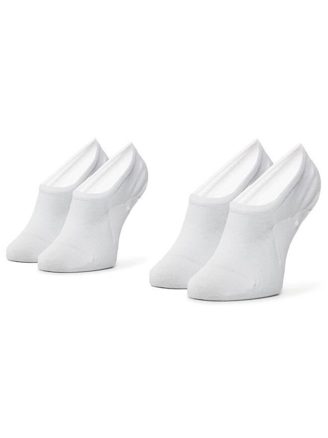 Tommy Hilfiger Set di 2 paia di calzini corti da uomo Tommy Hilfiger 382024001 Bianco