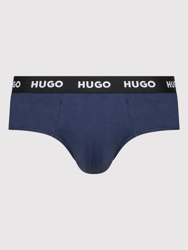 HUGO Hugo Σετ σλιπ 3 τμχ. Hipbrief 50469763 Σκούρο μπλε
