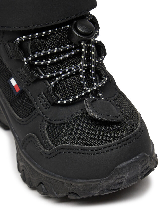 Tommy Hilfiger Snehule Tommy Hilfiger Fur Boot T1X5-33710-1492 M Čierna