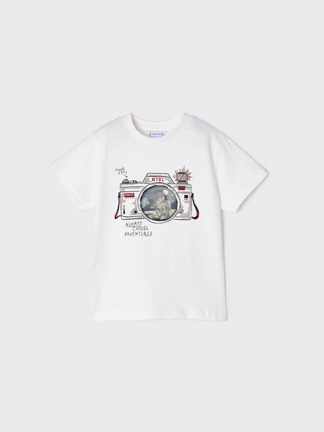 Mayoral Mayoral T-Shirt 3003 Λευκό Regular Fit