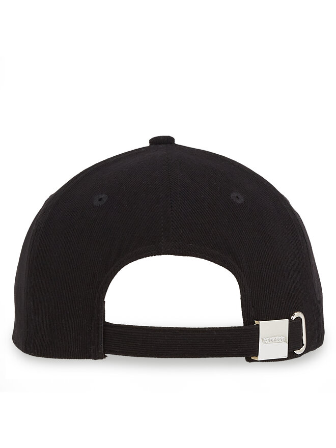 Calvin Klein Czapka z daszkiem Calvin Klein Corduroy Cotton Cap K60K612894 Czarny