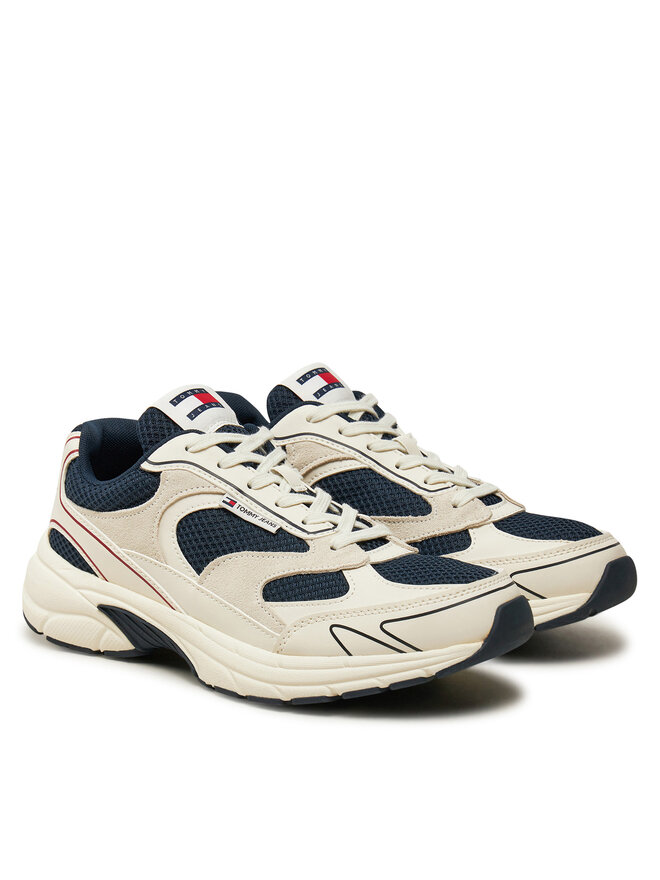 Tommy Jeans Sneakersy Tommy Jeans The Coney EM0EM01520 Écru