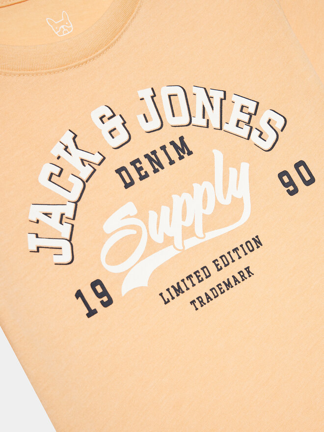 Jack&Jones Junior Jack&Jones Junior Póló 12257379 Narancssárga Standard Fit