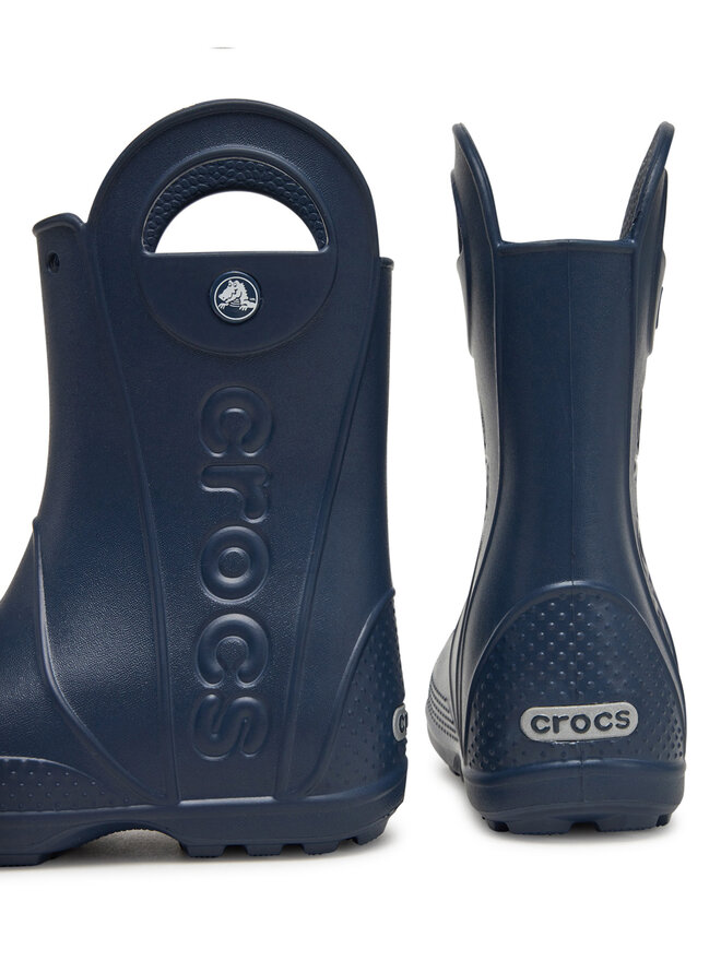 Crocs Cizme de cauciuc Crocs Handle It Rain Boot K 211052 Bleumarin