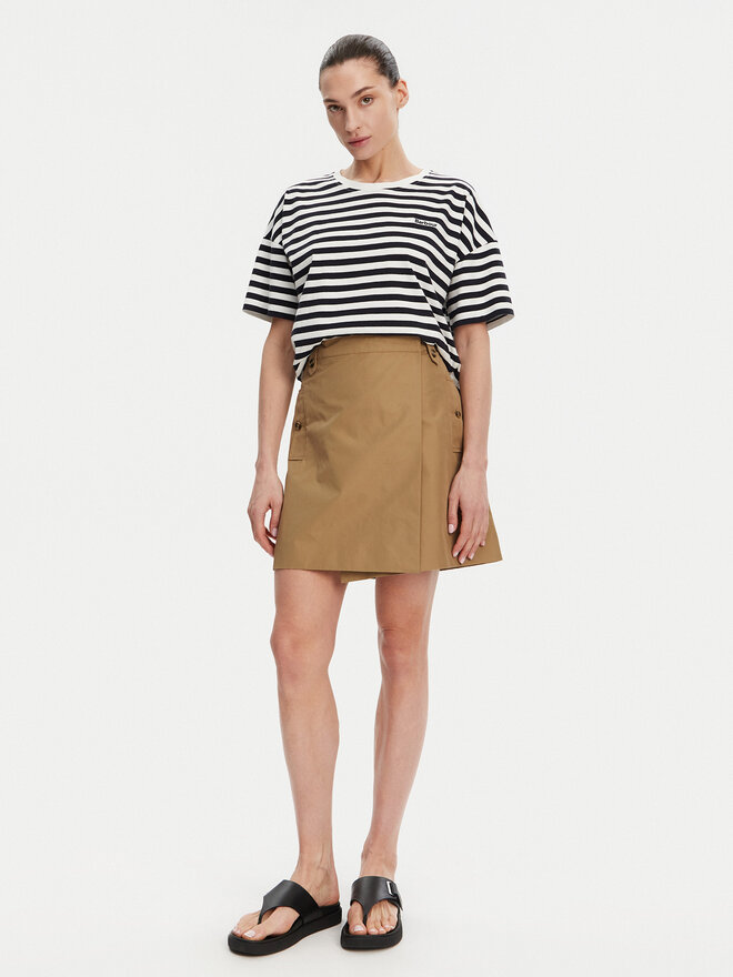 Barbour Barbour Marškinėliai Adria LML0893NY73 Tamsiai mėlyna Relaxed Fit