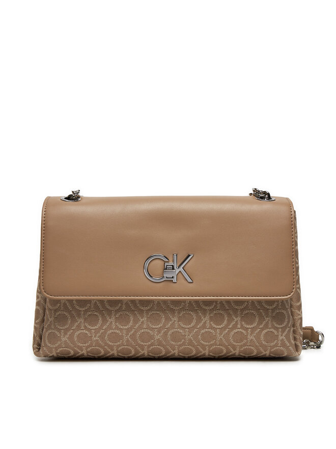 Calvin Klein Сумка Calvin Klein Re-Lock Conv Shoulder Bag_Jqc K60K612641 Бежевий