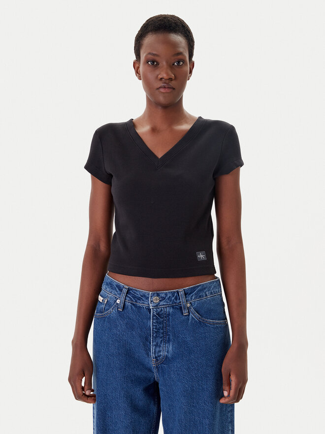 Calvin Klein Jeans Calvin Klein Jeans T-Shirt LV047C910G Μαύρο Regular Fit