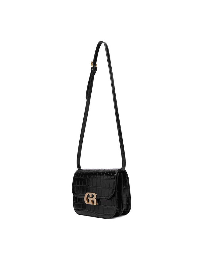 GINO ROSSI Handtasche GINO ROSSI EO-LINA-KQ44-CROCCO Schwarz