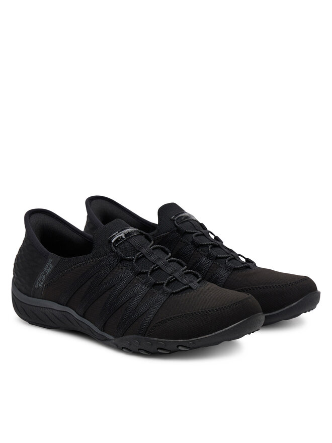 Skechers Sneakersy Skechers Breathe Easy - Roll With Me 100593/BBK Černá