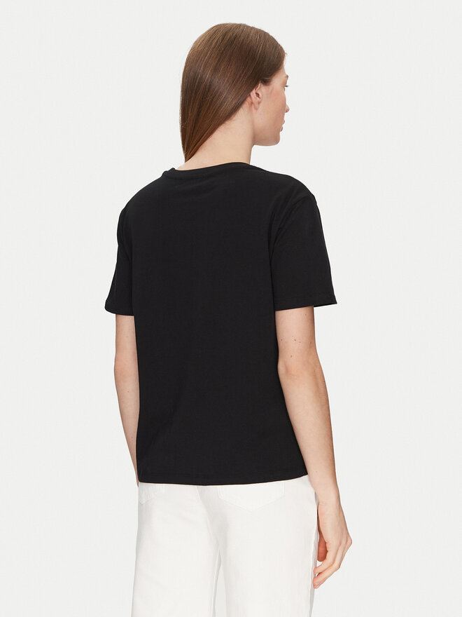 TWINSET TWINSET Marškinėliai 251TP2074 Juoda Regular Fit