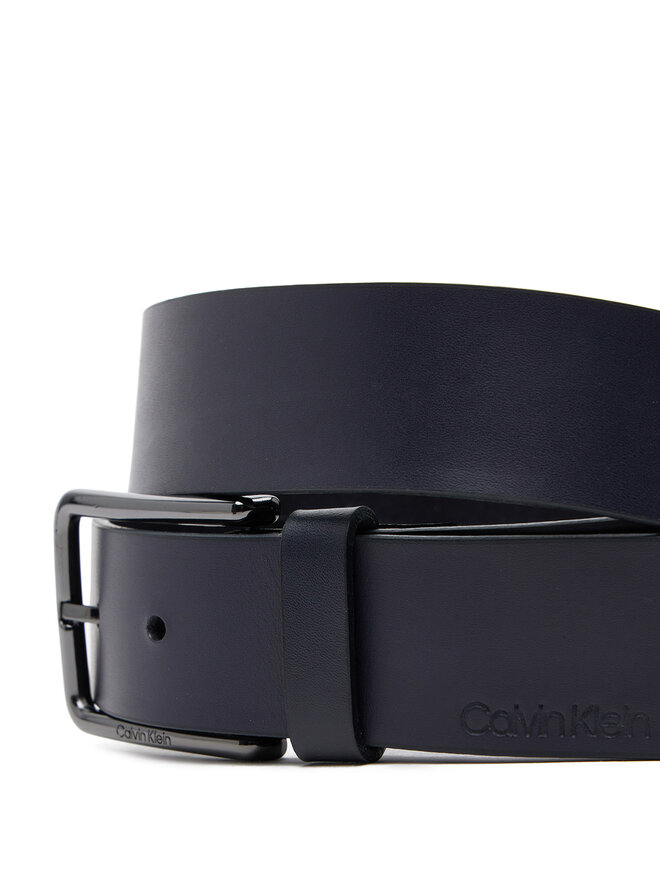 Calvin Klein Férfi öv Calvin Klein Warmth Oiled Grain 35Mm K50K509654 Sötétkék