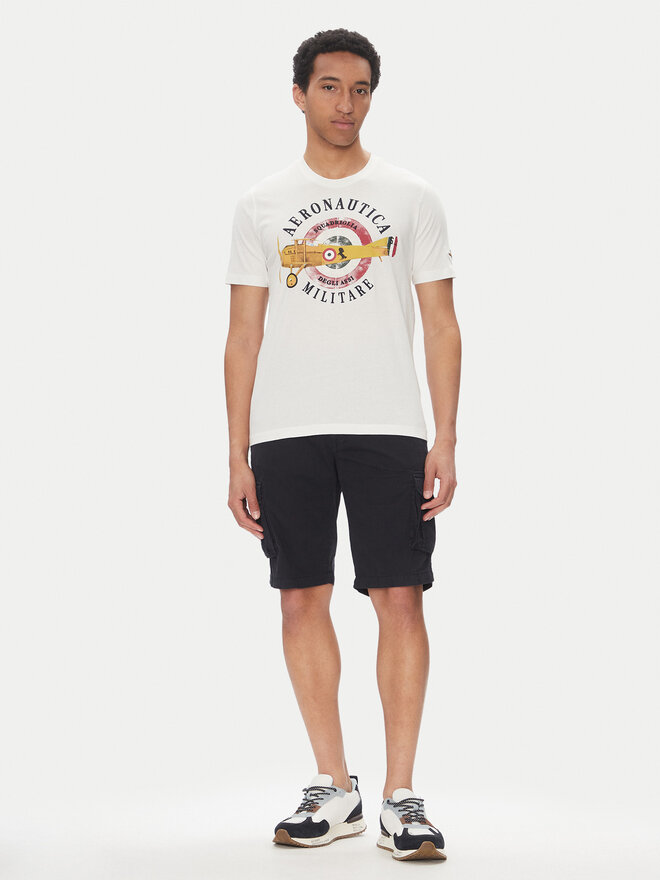 Aeronautica Militare Aeronautica Militare T-Shirt 251TS2414J641 Weiß Regular Fit