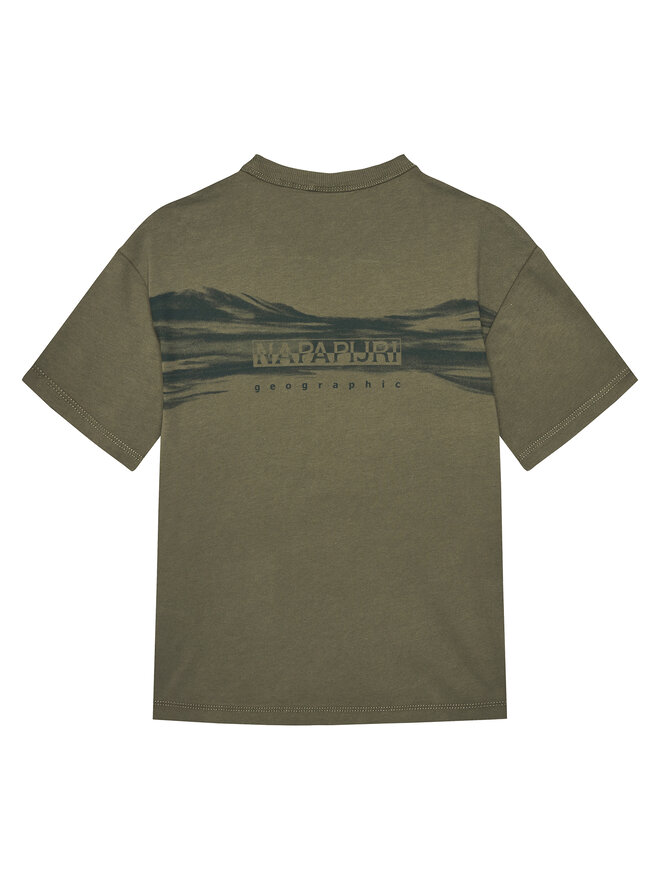 Napapijri Napapijri T-Shirt S-Ahr NP0A88ZO M Πράσινο Regular Fit